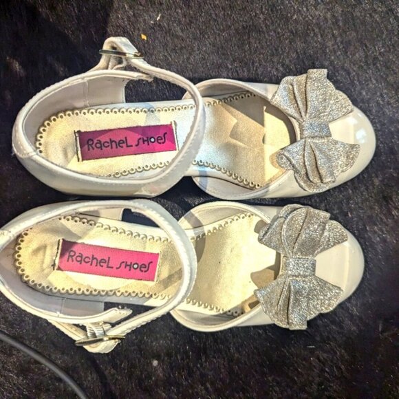 RACHEL SHOES Cecilia DRESSY Bows WHITE - size 3 - Picture 5 of 6